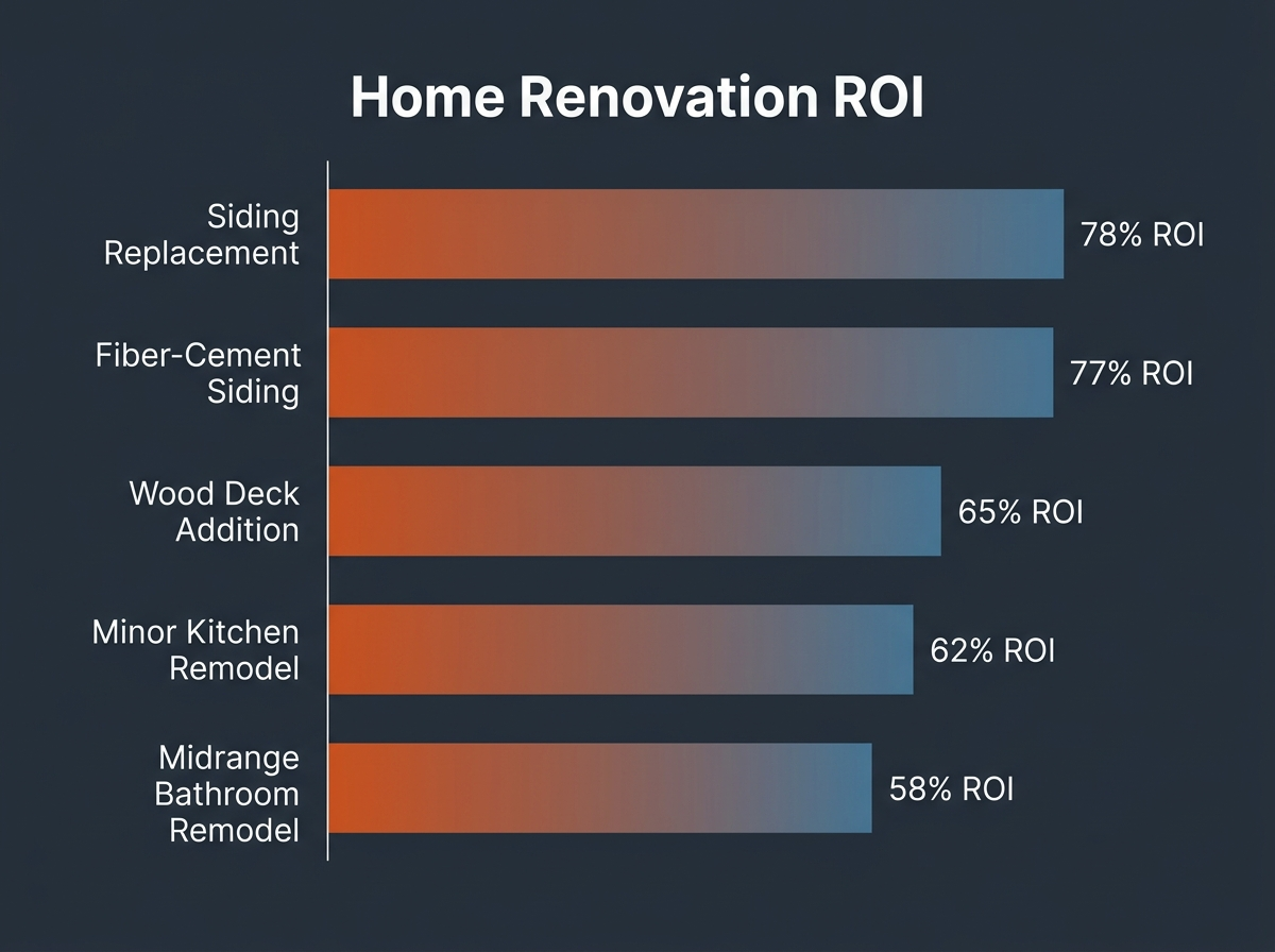 Home Renovation ROI Chart 2026